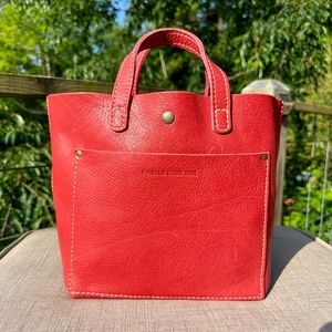 Portland Leather Goods Mini Crossbody Tote